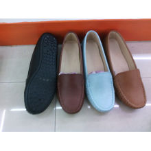 Classic Comfort Lady Shoes with Flat TPR Outsole (SNL-10-016)